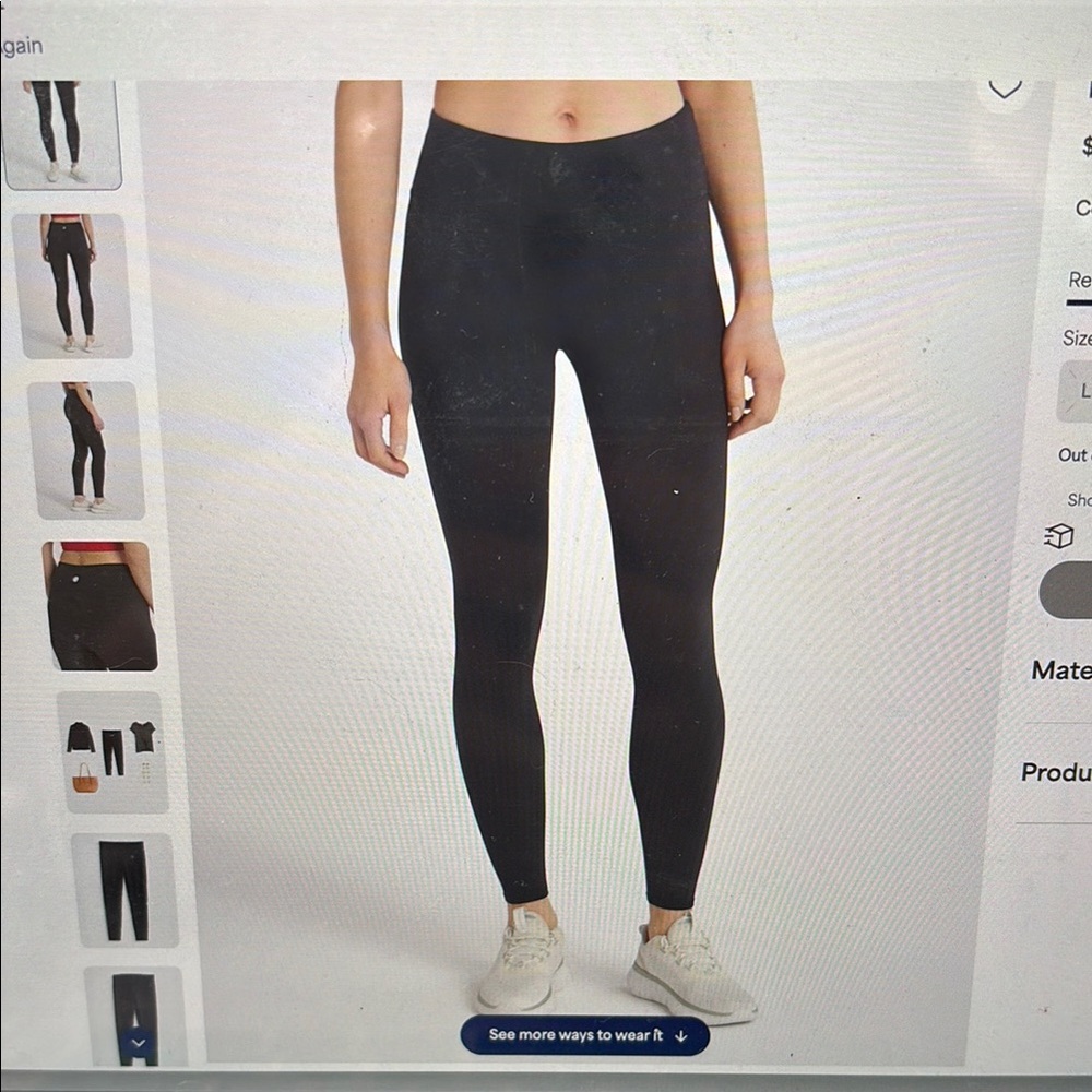 NWT Black mid-rise full length Leggings🌸 bundle and save